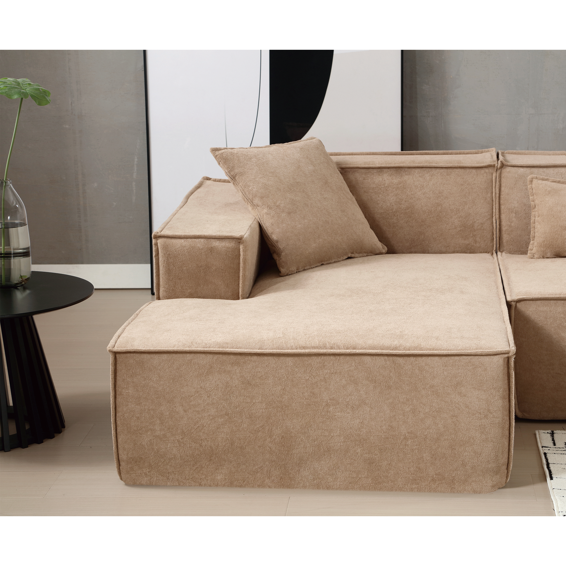 Modular Cloud Sofa Sectional, Free Combination, L-shaped