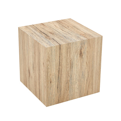 Elevate your living space with this modern MDF coffee table that showcases smooth, light wood color texture patterns. It is characterized by stylish design.