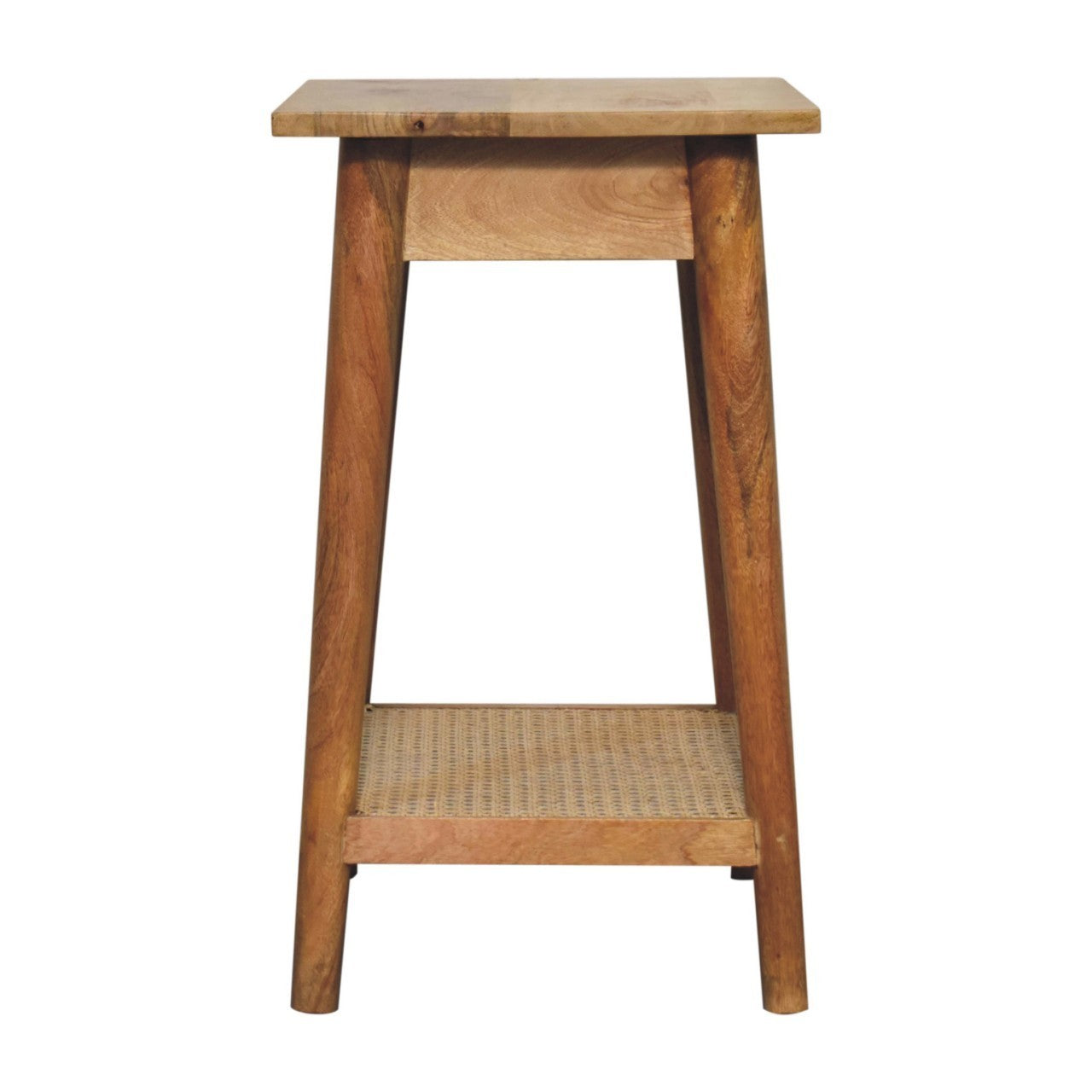 Artisan Furniture Solid Wood Woven Solid Wood End Table