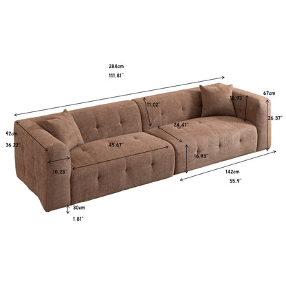 2297 Brown sofa