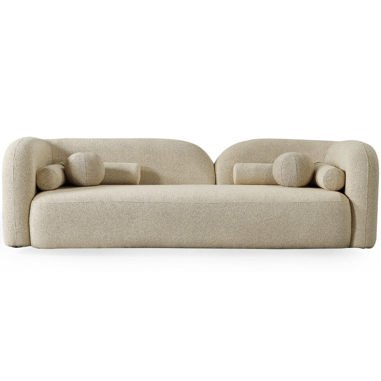 Donna Japandi Style Boucle Sofa