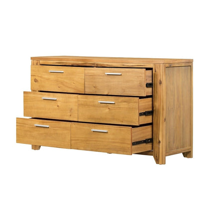 53x17x31.5" 6-Drawer Dresser - Groovy Boardz