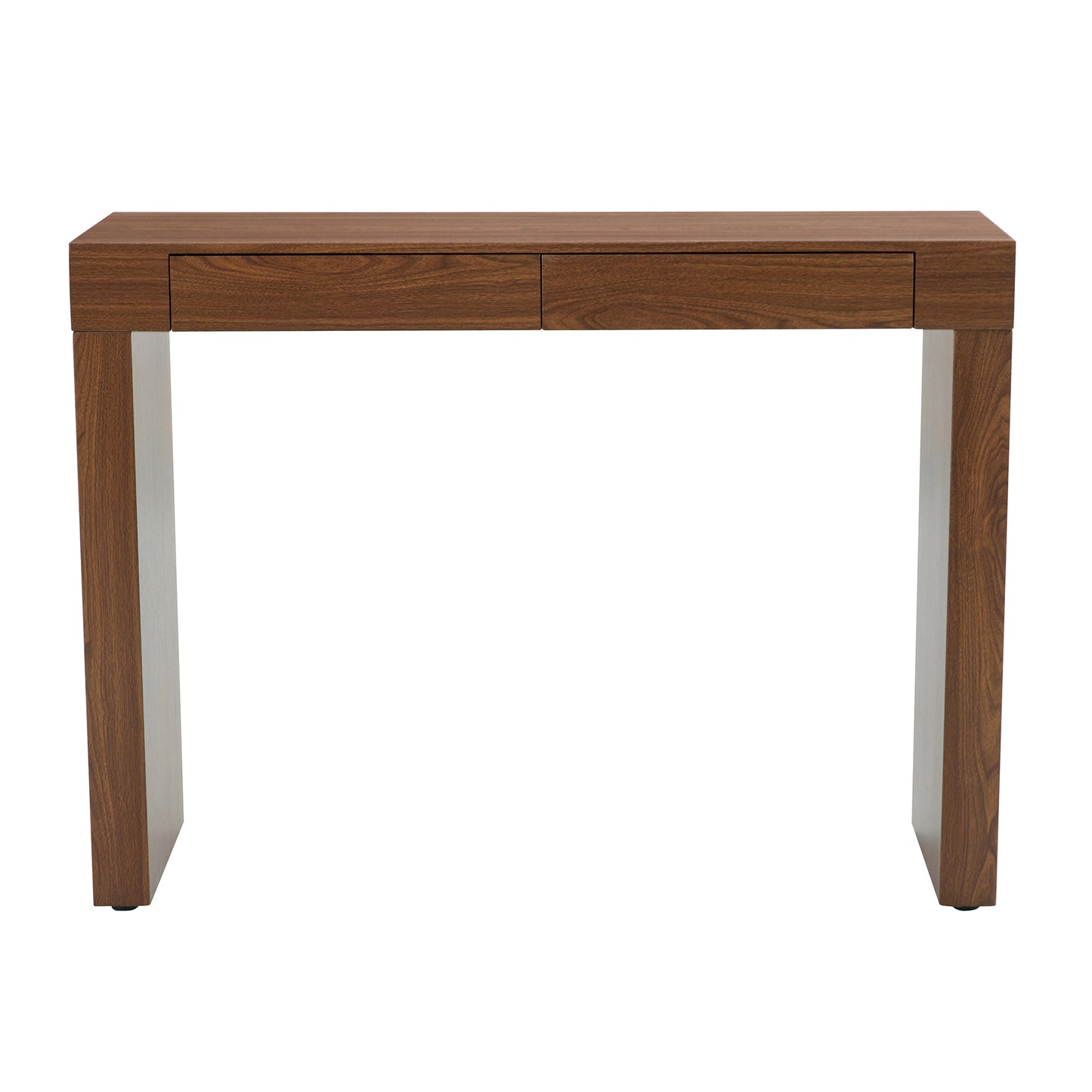 Elegant Dark Wood Grain Bar Table-50 Inches Long, a Practical Choice for Modern Homes.Dark Wood Grain Texture Sticker,Equipped With Two Drawers.Serving As A Bar Table Or A Desk.