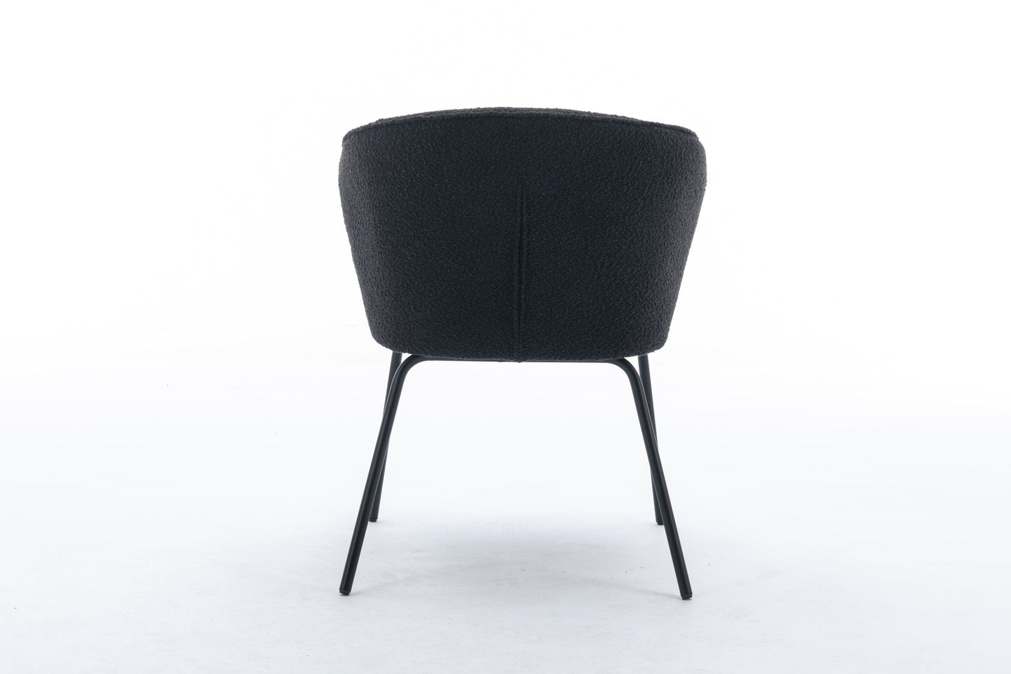 Retro Minimalist Modern Boucle Fabric Dining Chairs