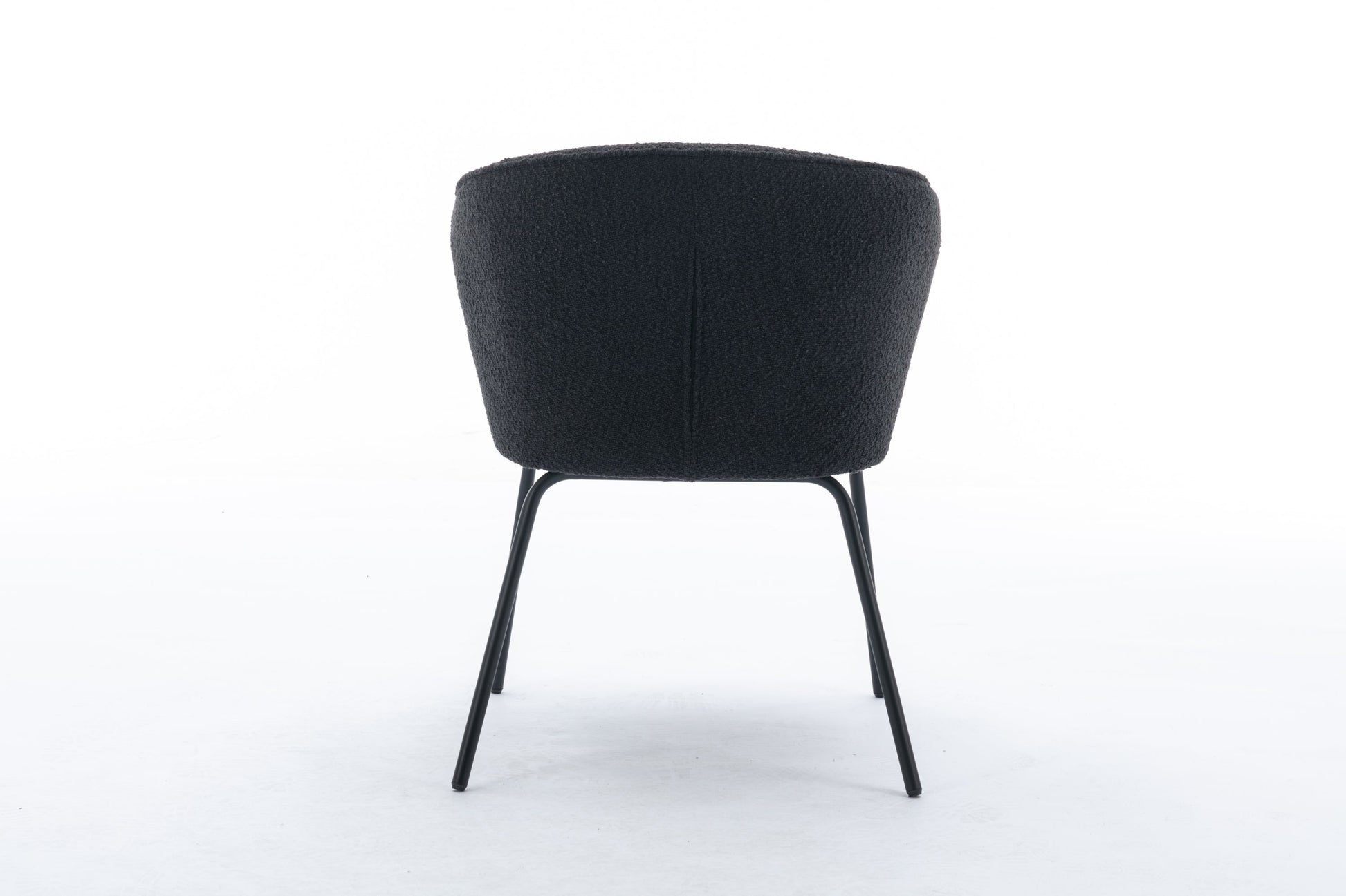 Retro Minimalist Modern Boucle Fabric Dining Chairs