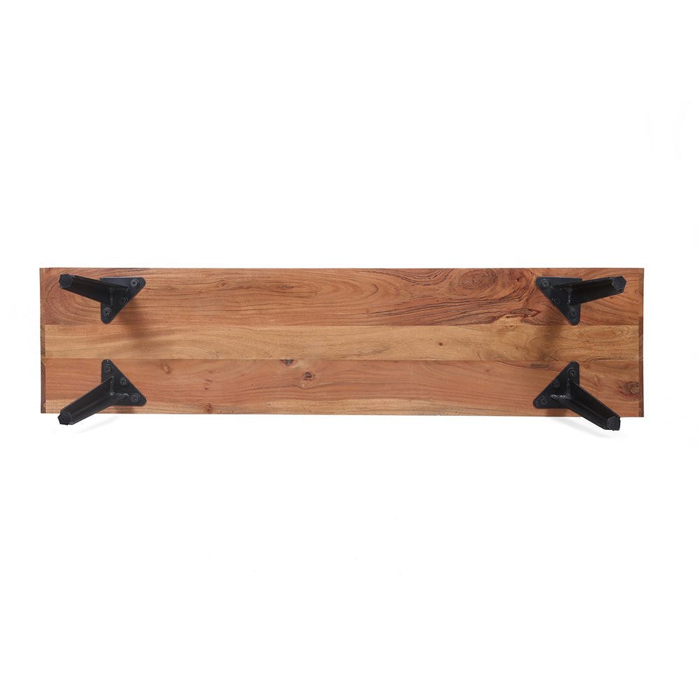 58x14x17.5" Asther Acacia Wood TV Cabinet - Groovy Boardz