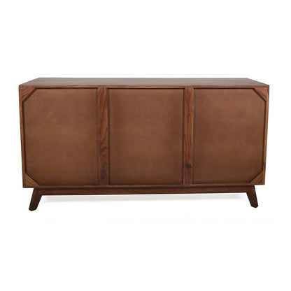 59x16.5x31" Sierra Six Drawer Sideboard, Wood Credenza/Cabinets/Chests/Nightstands - Groovy Boardz