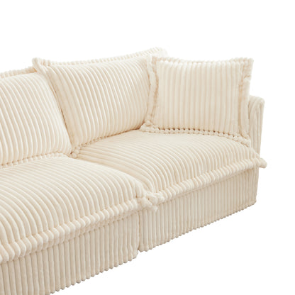 Koala sofa RSF W/1 Pillow -Cream