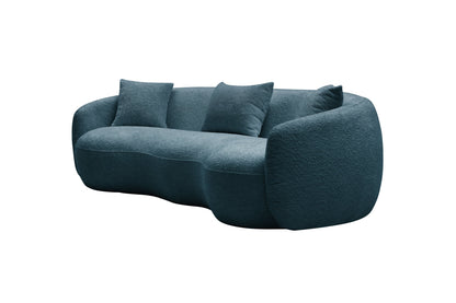 Curvalux Mid-Century Modern Retro Boucle Sofa