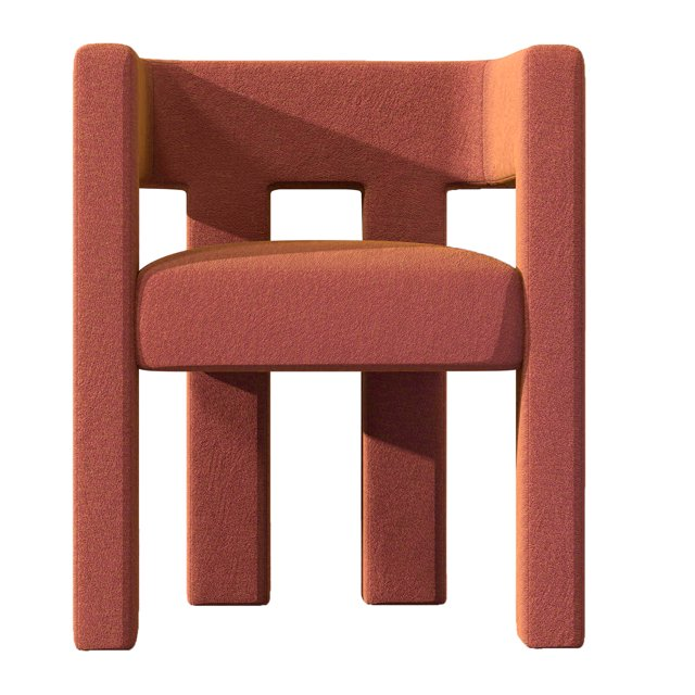 Modern Wide Upholstered Armchair