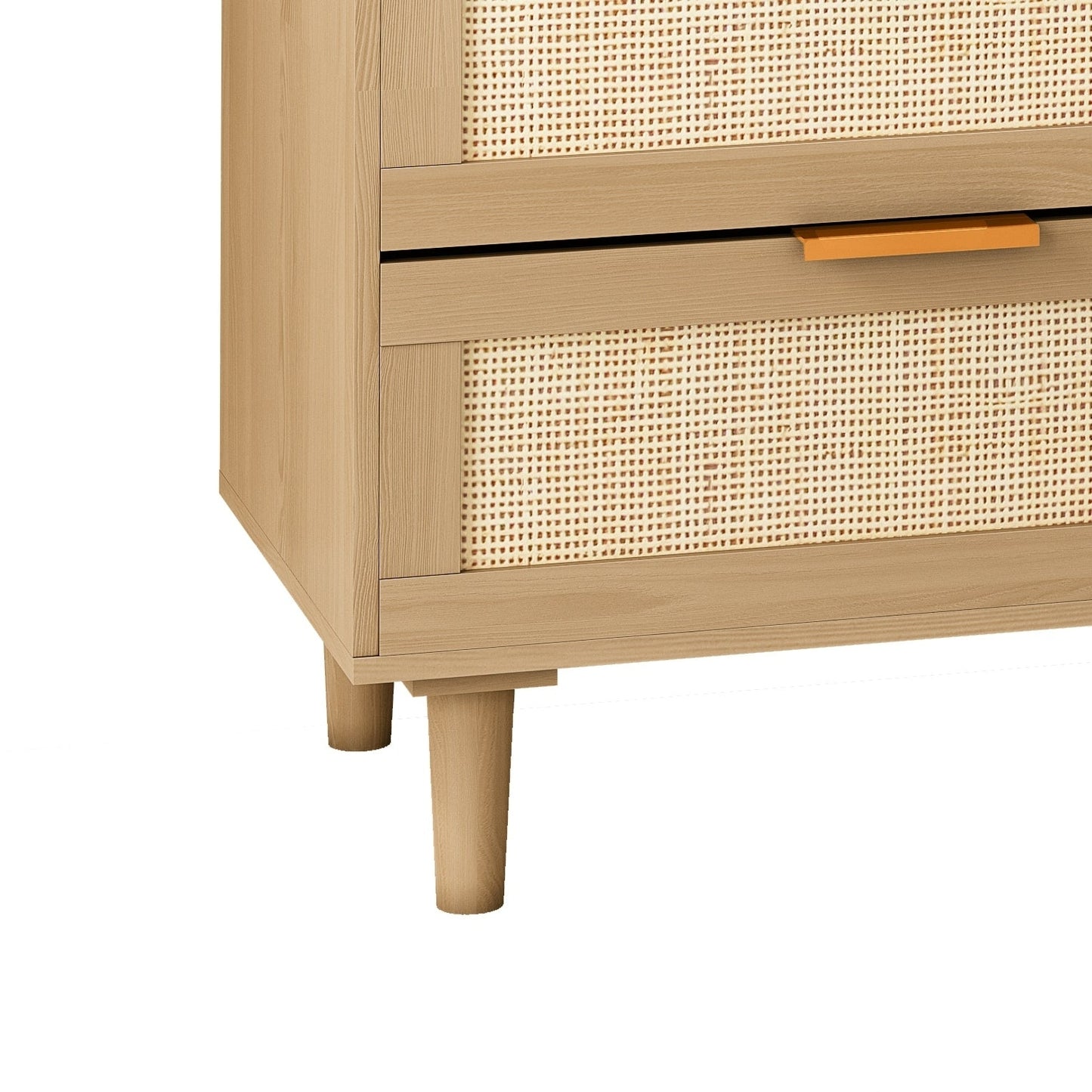 6 drawers Rattan dresser Rattan Drawer, Bedroom,Living Room - Groovy Boardz