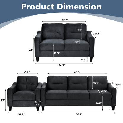 Couch Comfortable Sectional Couches set 1+2+3