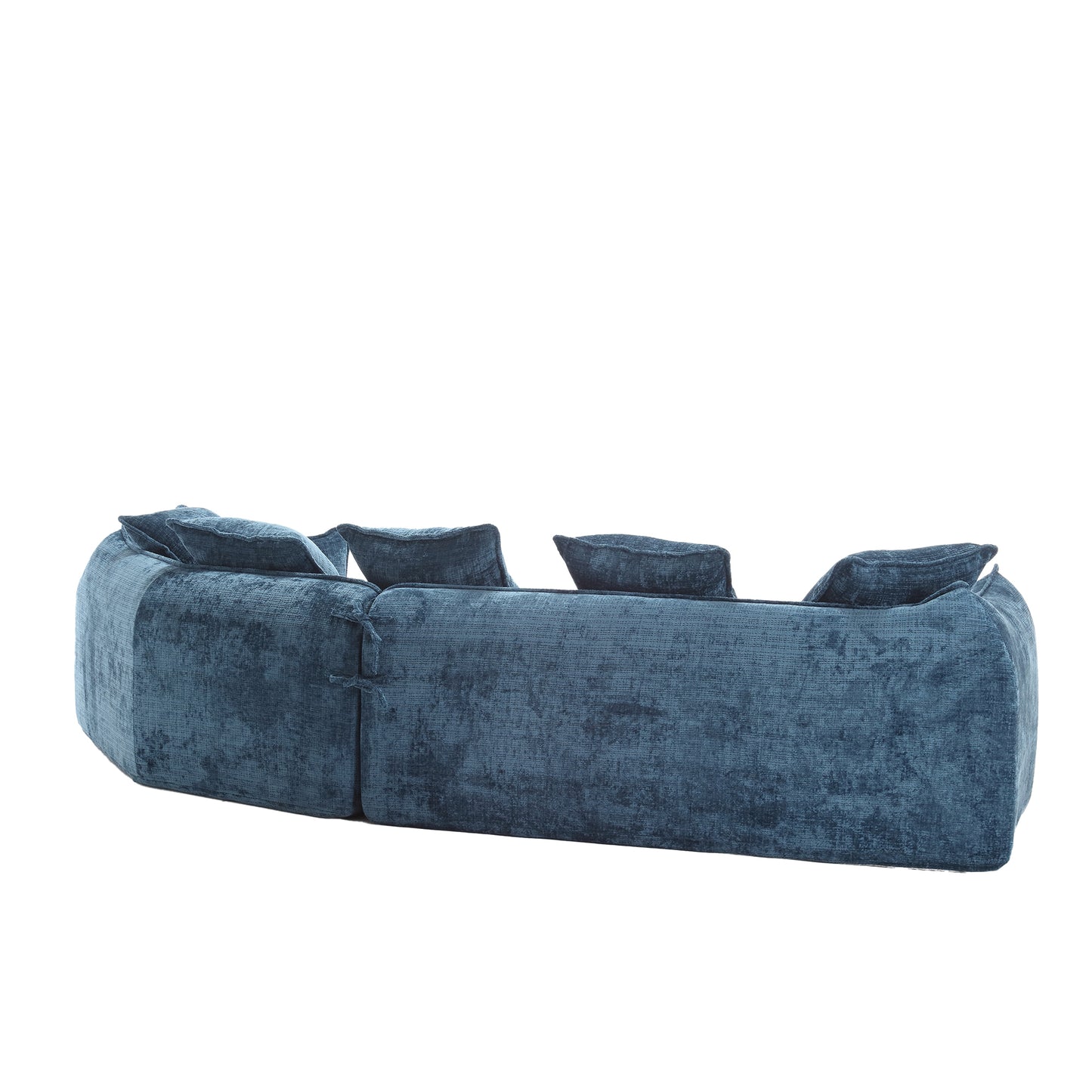 Modular Sectional Sofa, U-Shaped Couch with Sofa for five & Pillows, Modern Minimalist chenille Fabric Large Comfy Cloud Sofas, Living Room Furniture Sets