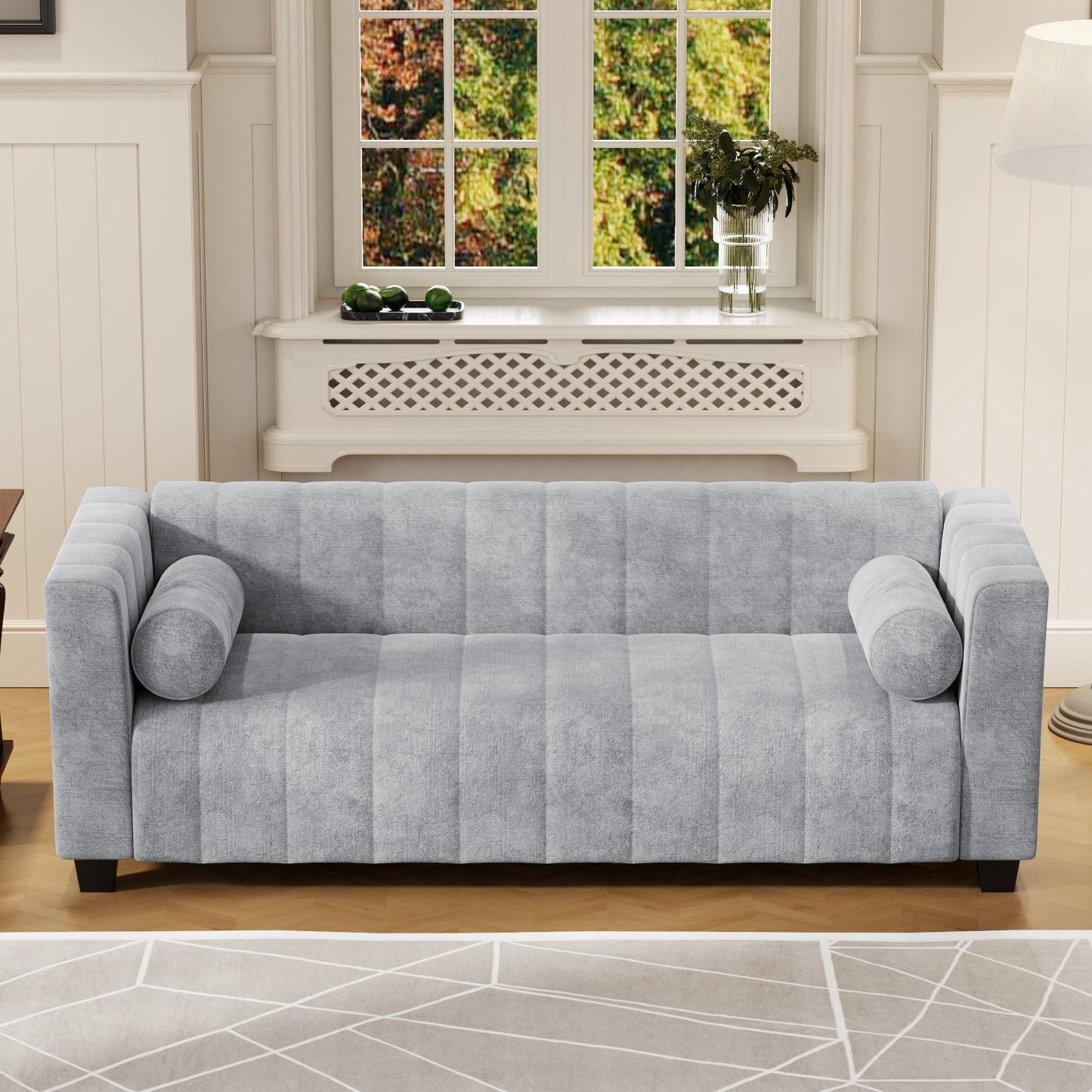 U_Style  78.7''Upholstered Sofa for Living Room, Bedroom, Salon, Simplified Style