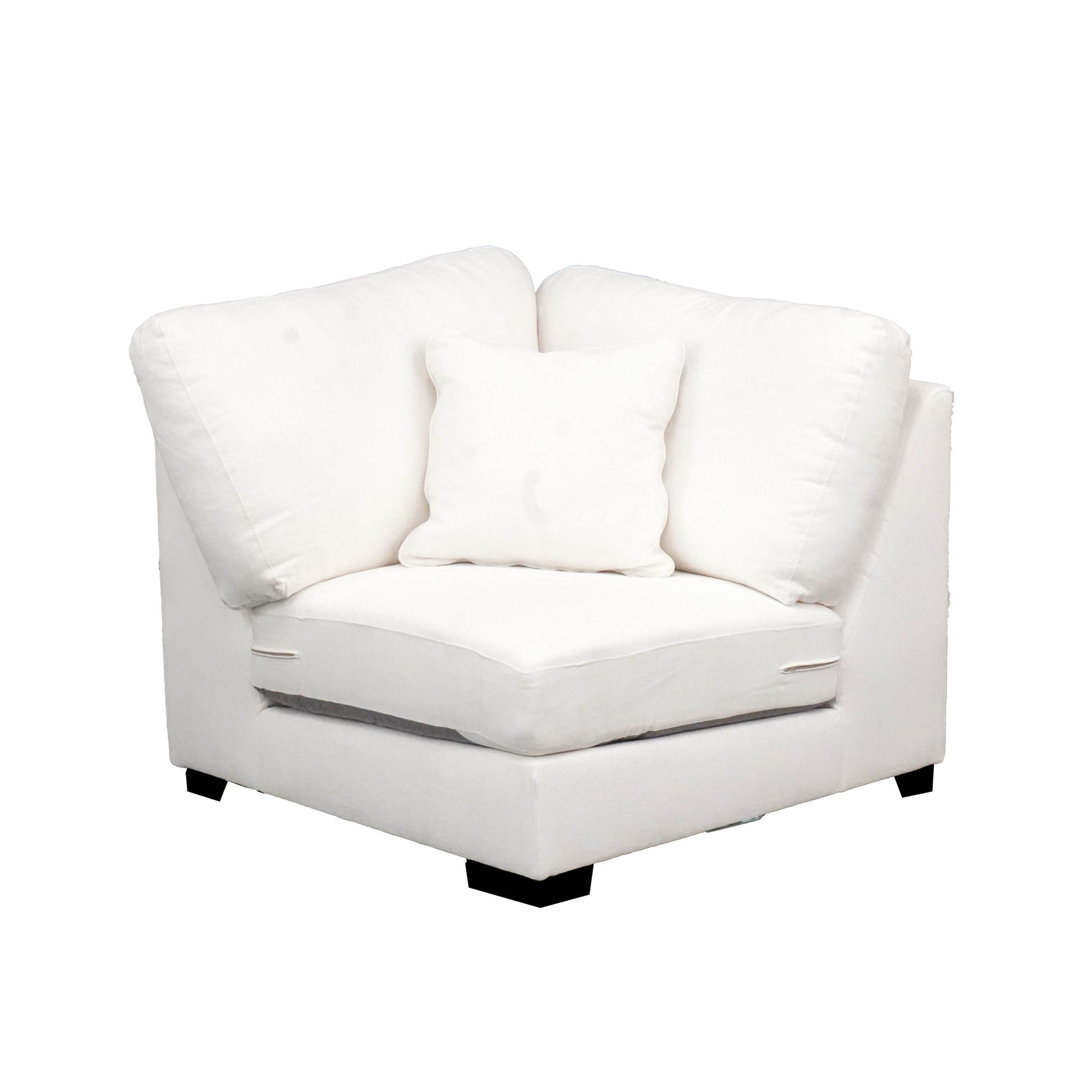 Concord Performance White Modular 3 piece Sectional