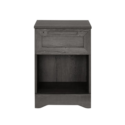 Delany Modern Nightstand, Bedside Table