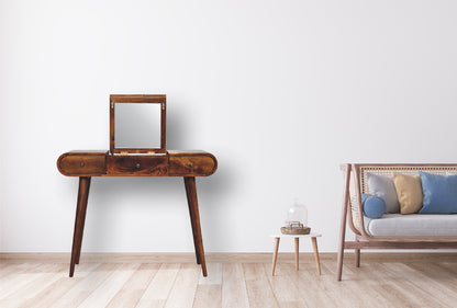 Chestnut Mirror Dressing Table