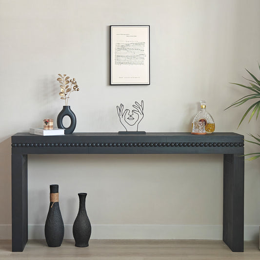 Concepts Beaded Wood Console Table