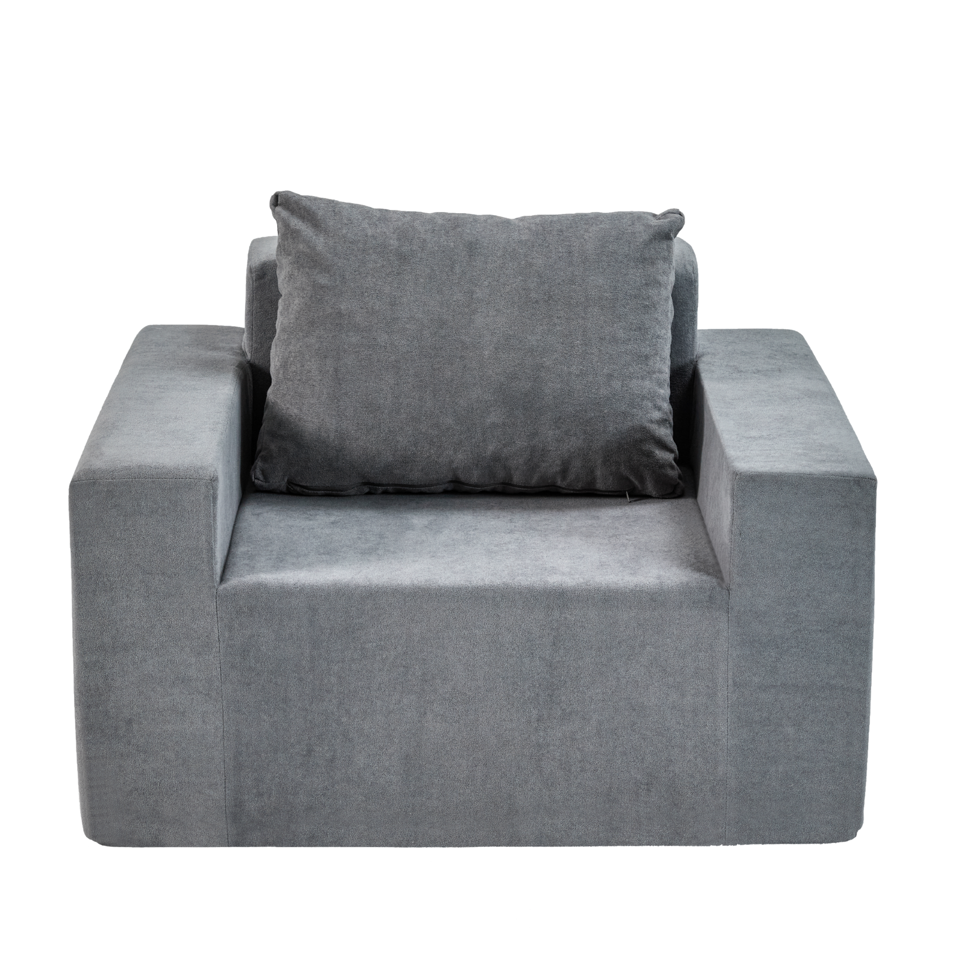 Sofa in a box Foam Sofa Couch with Pillow, Bean Bag Chairs for Adults Stuffed High-Density Foam, Large Bean Bag Sofa for Living room Bedroom Gaming Room