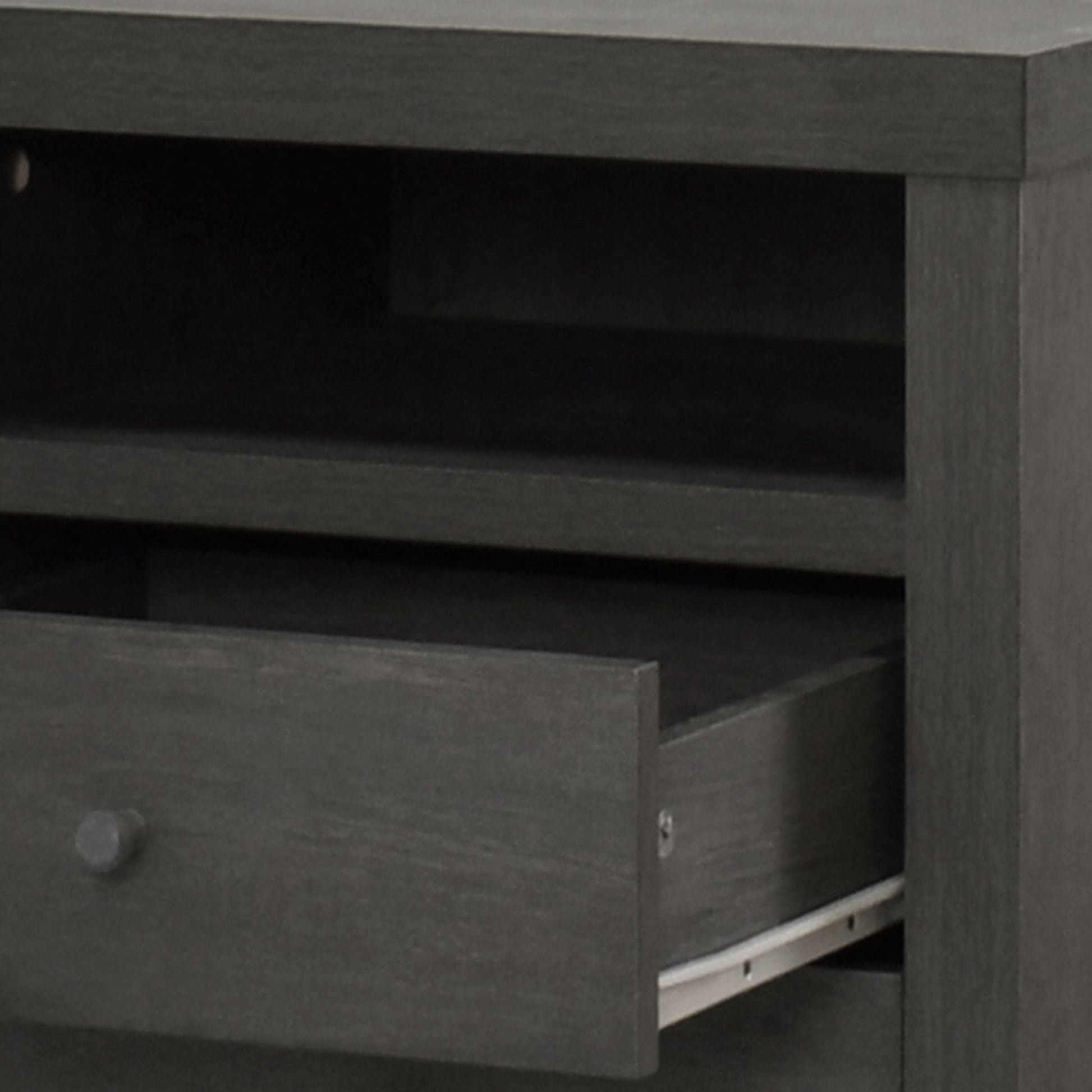 Ashley Modern Nightstand 2-Drawers, Bedside Table