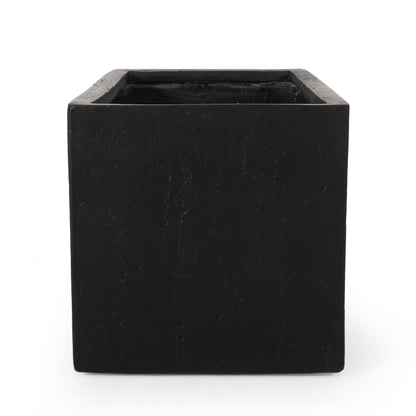 OUTDOOR LARGE SQUARE MGO PLANTER  35''L