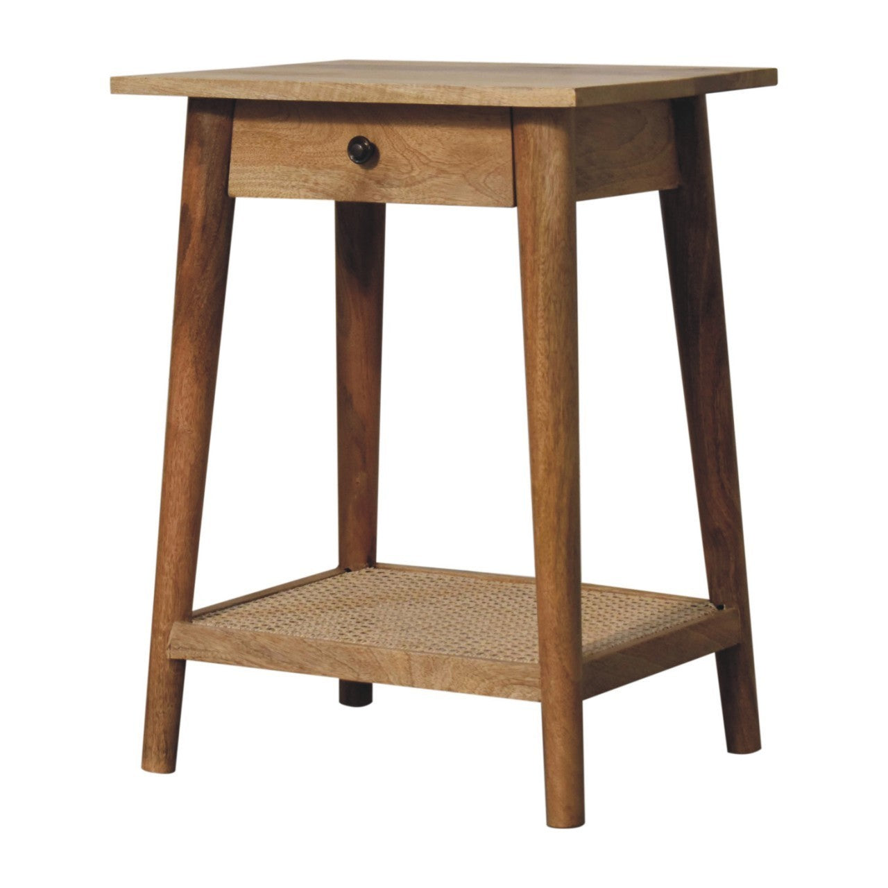 Artisan Furniture Solid Wood Woven Solid Wood End Table