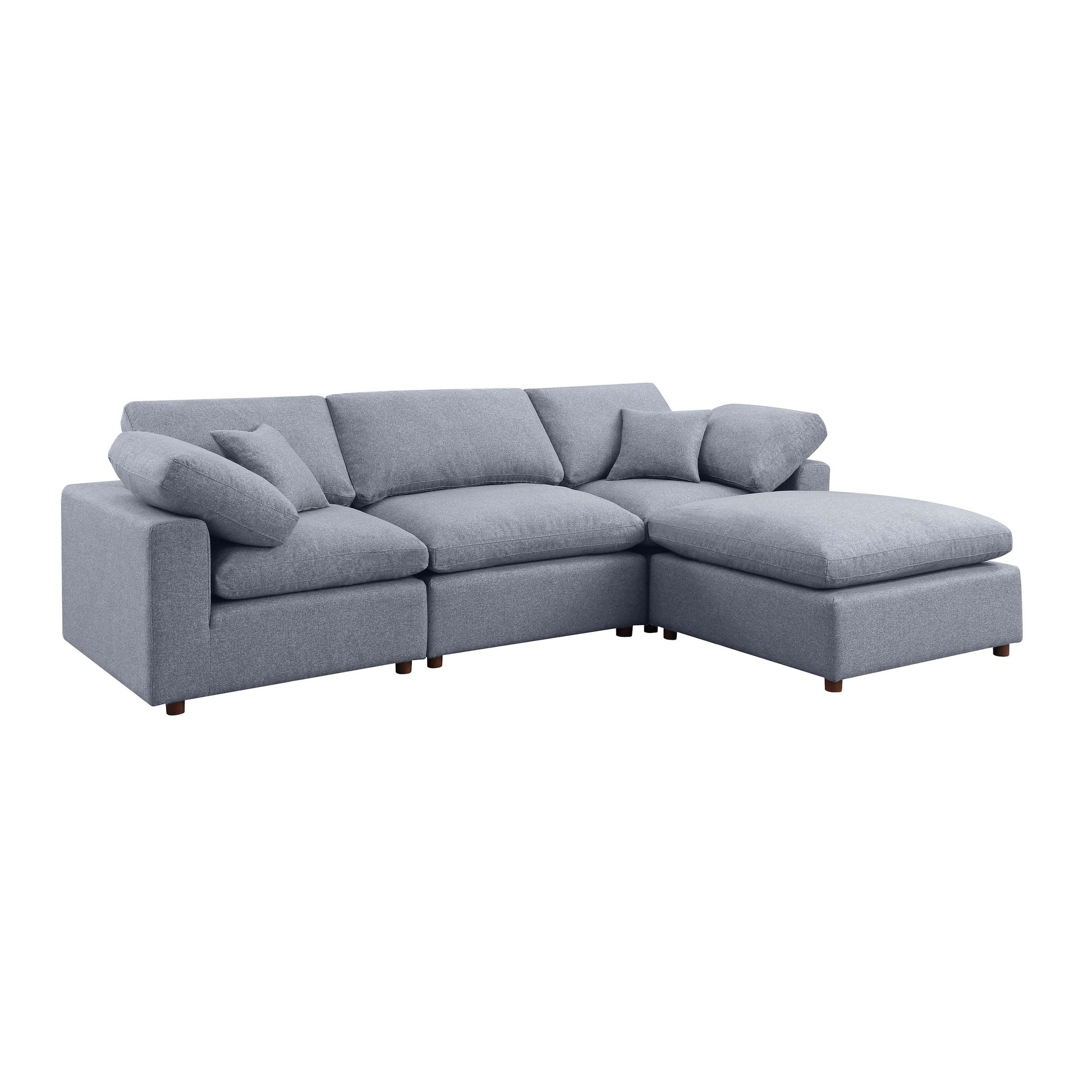 Modern Modular Sectional Sofa Set, Self-customization Design Sofa, Grey