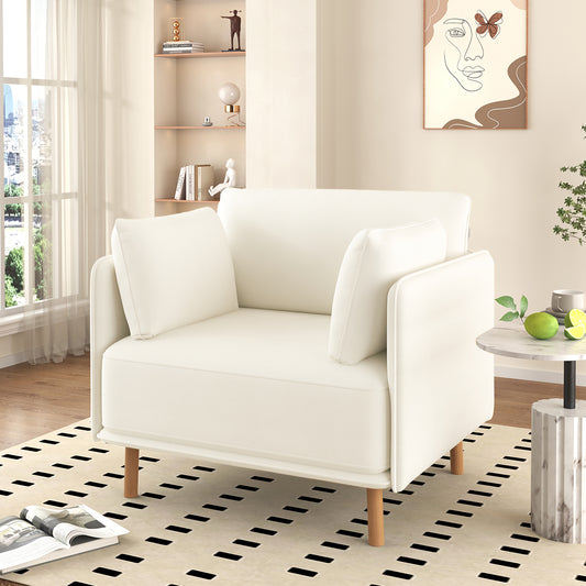 Grand Ivory Serenity Accent Chair