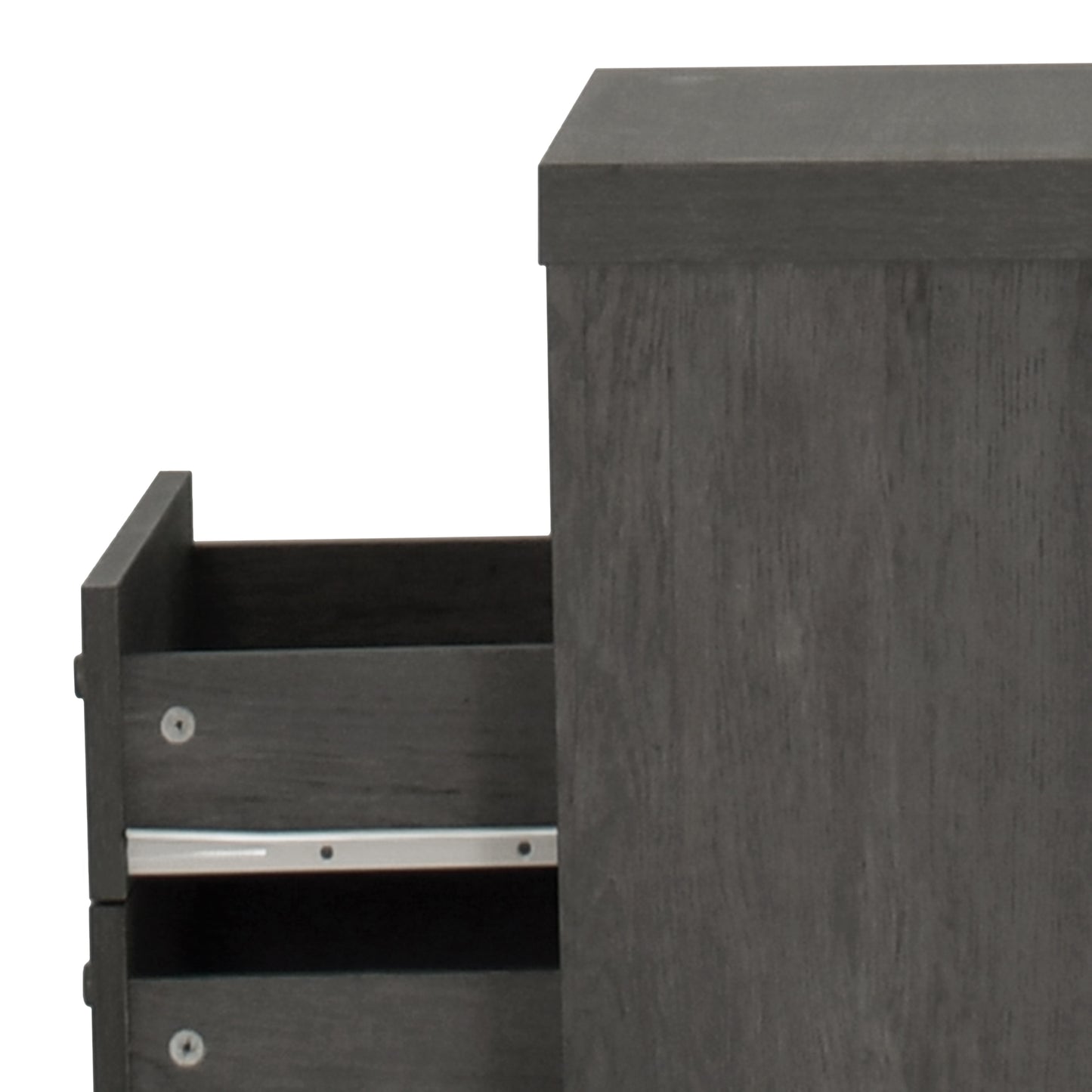 Ashley Modern Nightstand 2-Drawers, Bedside Table