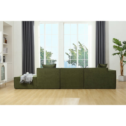 Modular Cloud Sofa Sectional, Free Combination, L-shaped