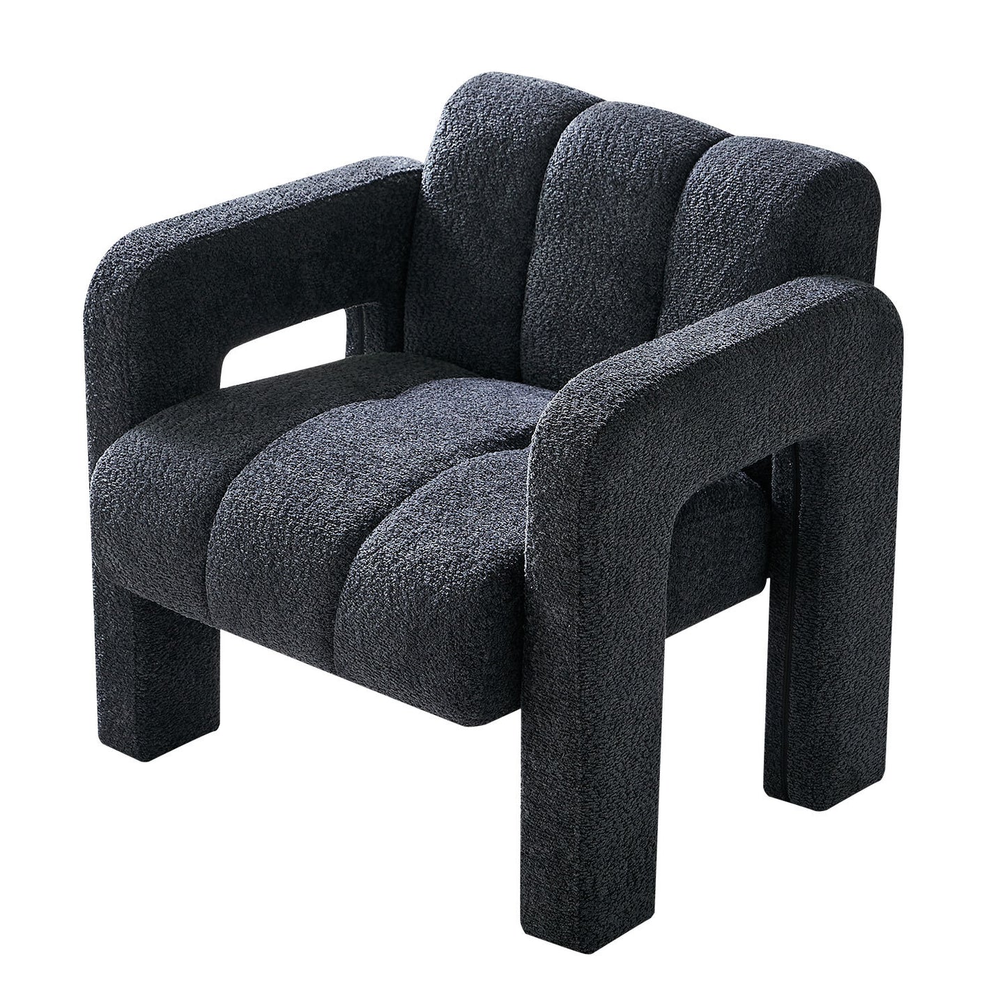 31.10" Wide Boucle Upholstered Accent Chair