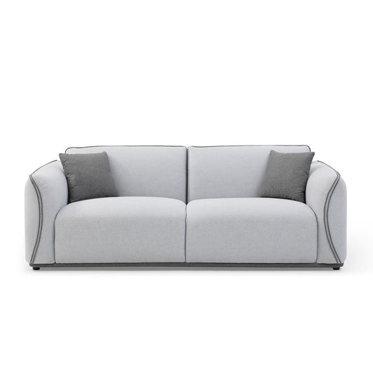 Grey Couch Upholstered Sofa, Modern Sofa for Living Room, Couch for Small Spaces.