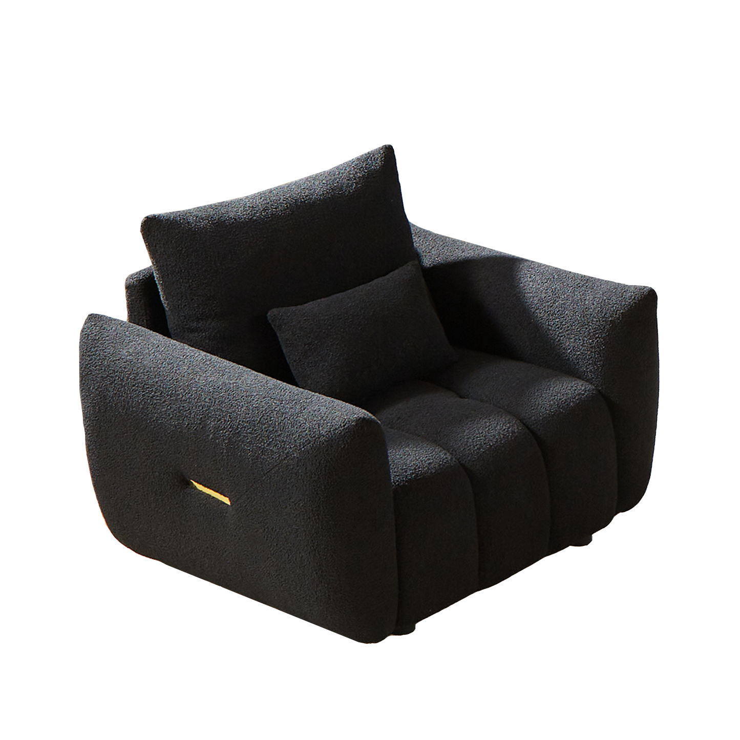 MH39.7'' Teddy Fabric Sofa, Modern Lounge Chair for Apartment, Office, Living Room and Bedroom