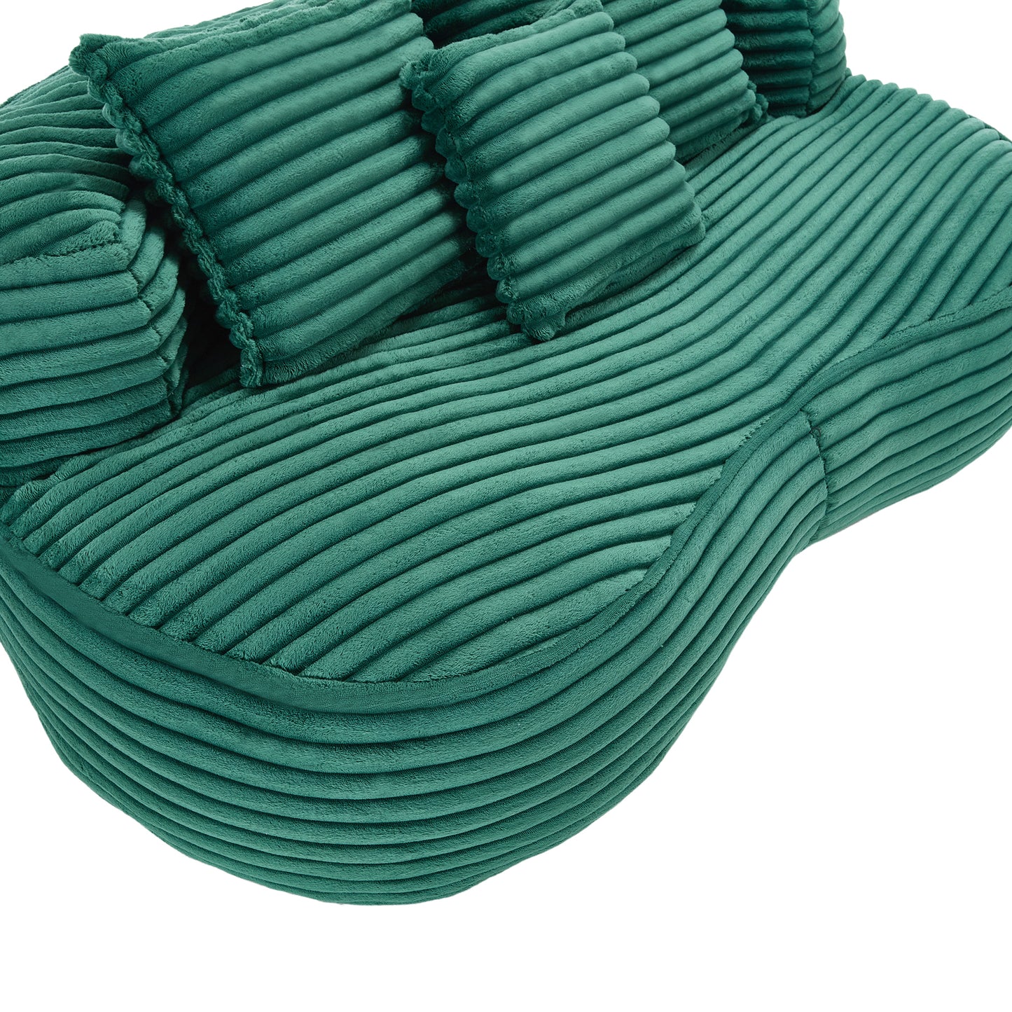 COOLMORE Bean Bag sofa Lazy Sofa Durable Comfort Lounger High Back Bean Bag Chair Couch for Adults and Kids, Indoor & Outdoor, Accent Floor Soft Lounge Chair (Emerald)