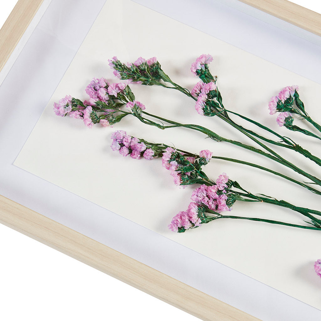 Dried Flower 2-piece Shadow Box Wall Decor Set