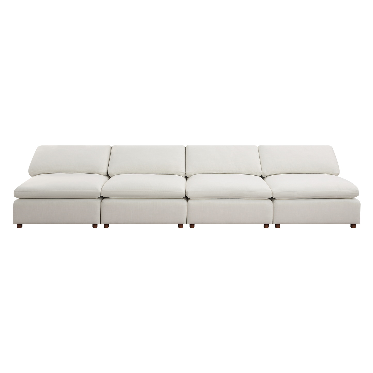 Modern Modular Sectional Sofa Set, Self-customization Design Sofa, White