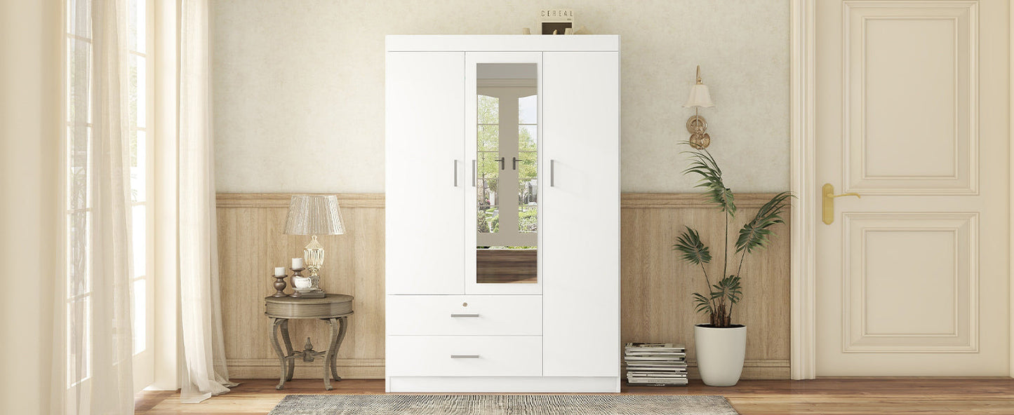 Martin 3-Door Mirror Wardrobe