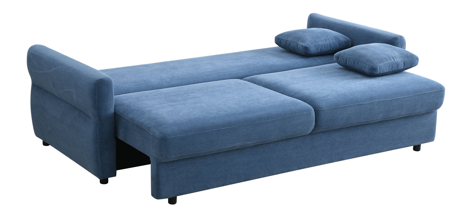 ACME Haran Sofa w/Sleeper, Blue Fabric LV03120