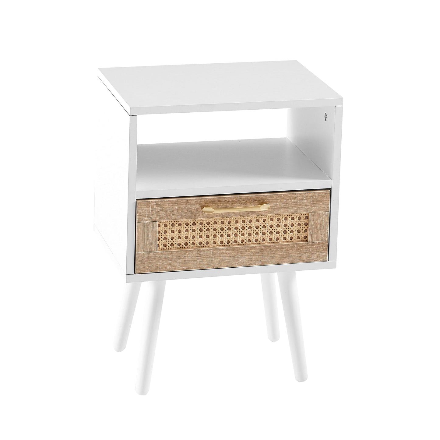 Modern Rattan End Table