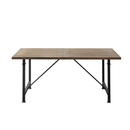 Dining Table with Metal Legs