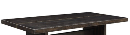 Jaramillo  Gold & Rustic Espresso Finish Dining Table