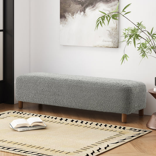 Comfortable Ottoman, Grey