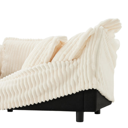 Koala Armless Sofa - Cream