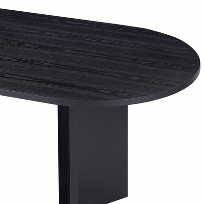 Wood Dining Table Kitchen Table Small Space Dining Table black desk top