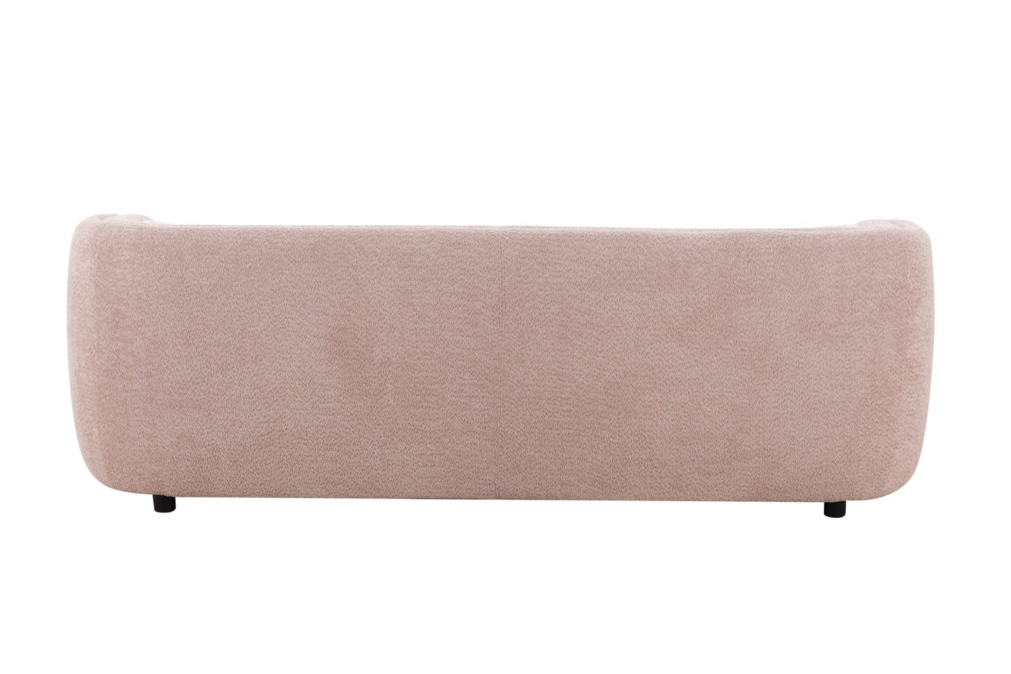 90.6'' Mid Century Modern Curved Sofa Counch Living Room Sofa, PINK - Groovy Boardz