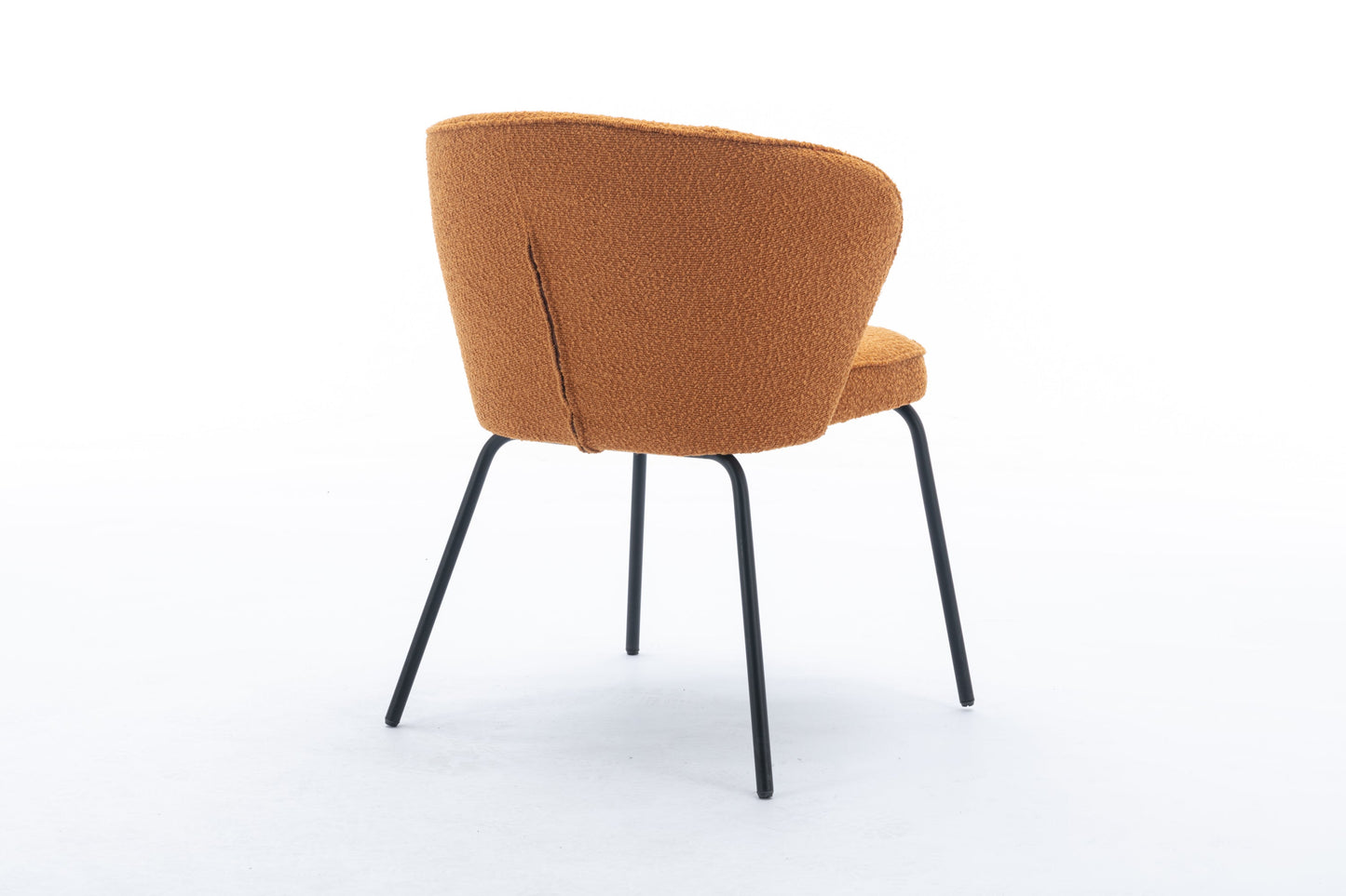 Retro Minimalist Modern Boucle Fabric Dining Chairs