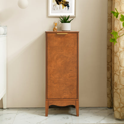 Modern Bathroom Floor Cabinet &Linen cabinet with Adjustable Shelves,Antique Brass(14.5"×12.6"×35.7")