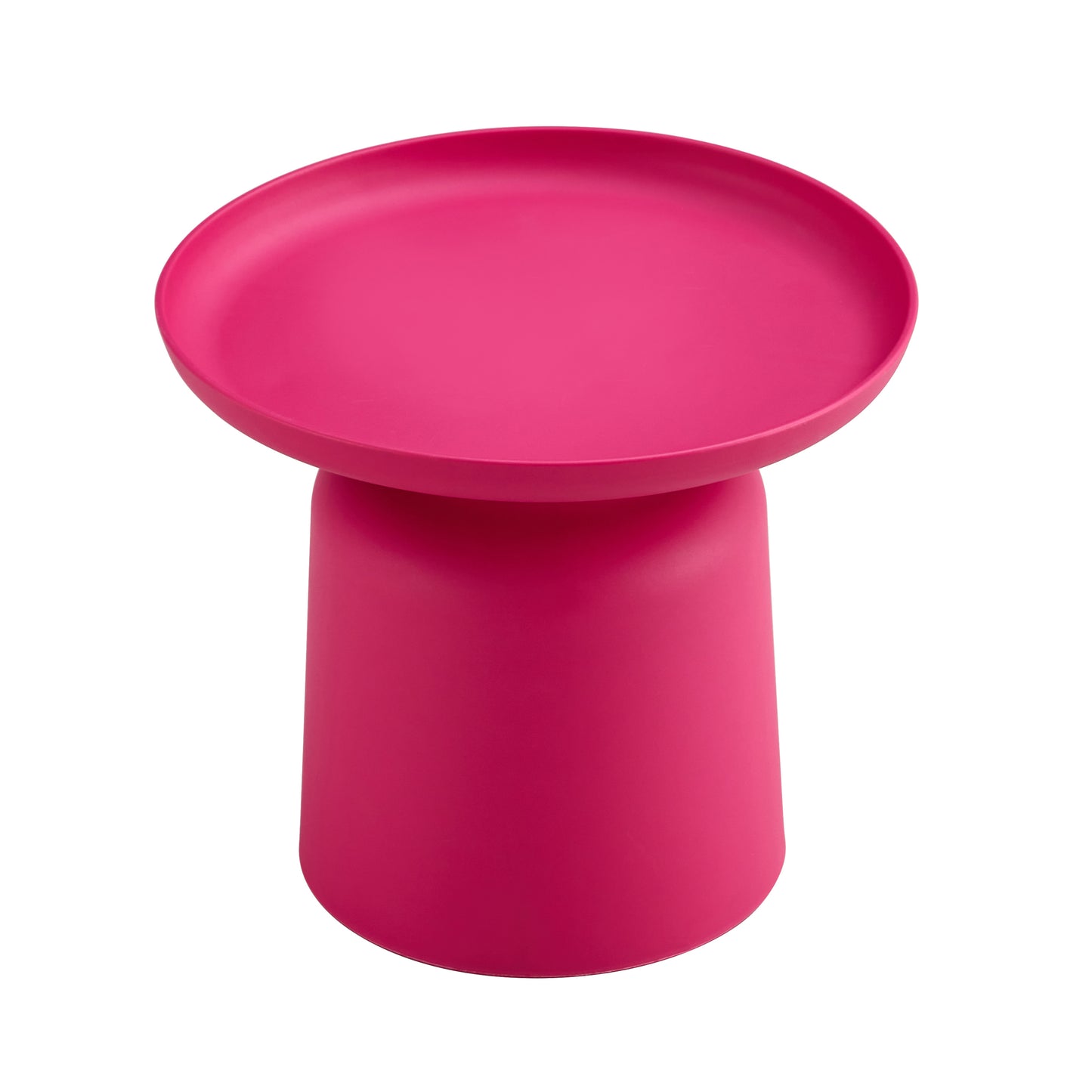 Magenta Fashion Stylish and Versatile Plastic Round Side Table indoor / outdoor use