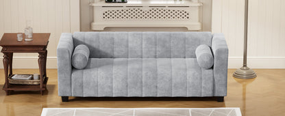 U_Style  78.7''Upholstered Sofa for Living Room, Bedroom, Salon, Simplified Style