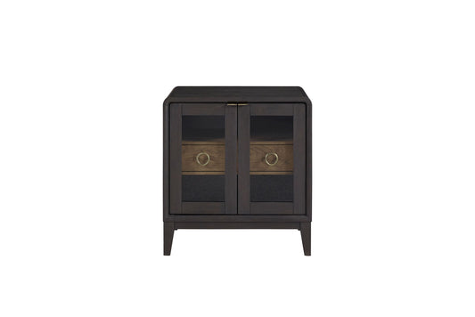 Glass Door Nightstand